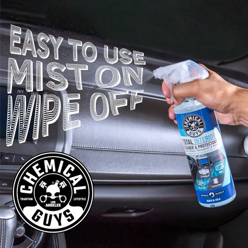 Miniatura 9 de Chemical Guys Limpiador y protector total de interiores – Chemical Guys Limpiador de interiores, limpia y protege cuero, vinilo, plástico, goma