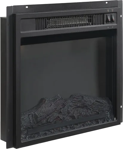 Miniatura 10 de Crosley Furniture Camden Soporte de TV con chimenea de perfil bajo para televisores de más de 65 pulgadas, centro de entretenimiento con estantes