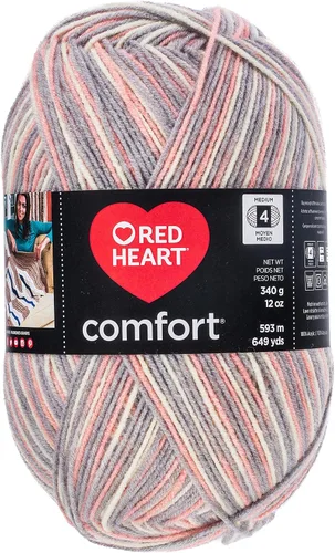 Miniatura 14 de RED HEART Hilo Comfort Shimmers, ópalo blanco