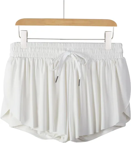 Miniatura 146 de Blaosn Pantalones cortos atléticos fluidos para mujer, gimnasio, yoga, entrenamiento, correr, pantalones cortos de tenis, falda falda linda, ropa