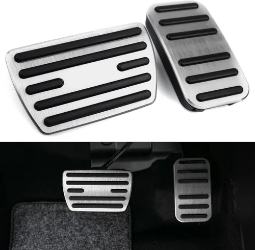 Miniatura 10 de CKE Compatible con Honda Civic CRV Odyssey Pilot Passport Ridgeline Insight Accesorios para pedales de coche deportivo, cubiertas de pedal de freno