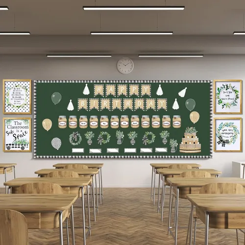 Miniatura 4 de Sepamoon 12 pósteres motivacionales para decoración de aula, carteles de granja, carteles inspiradores de arte de pared, tablón de anuncios