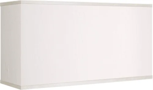 Miniatura 8 de Pantalla rectangular para lámpara (premontada) seda sintética texturizada roja grande de 17 pulgadas de ancho x 8 pulgadas de profundidad x 10
