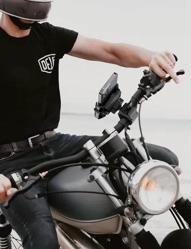 Miniatura 8 de Soporte de teléfono para bicicleta eléctrica, de montaña, scooter y motocross [compatible con cámara] [bloqueo 1S] Soporte universal de manillar