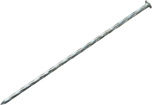 Miniatura 12 de Sandbaggy Estacas de Césped Artificial Galvanizadas de Servicio Pesado de 6" - Clavos de Paisaje en Espiral - Pinchos/Clavijas de Tierra - Césped