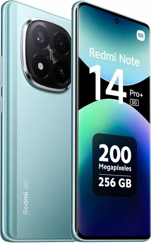Miniatura 2 de Xiaomi Redmi Note 14 Pro+ Plus 5G + 4G LTE (para Tmobile Mint Tello & Global) (256 GB + 8 GB) NFC 6.67 pulgadas 120Hz 200MP Pro AI Modelo 24115RA8EG