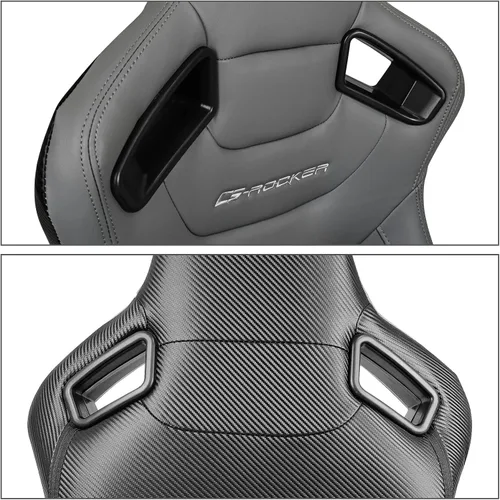 Miniatura 5 de FREEMOTOR802 Asientos universales de carreras, asientos deportivos reclinables con control deslizante de doble bloqueo ajustables, 1 par
