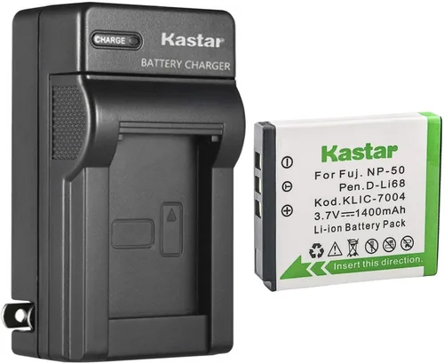 Miniatura 8 de Kastar Cargador de batería de pared de CA FNP-50 para Fujifilm NP-50, NP-50A, BC-50, cargador BC-45W, FinePix X10, FinePix X20, FinePix XP100