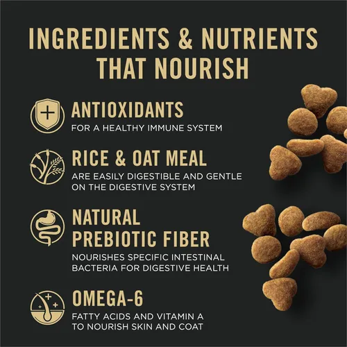 Miniatura 6 de Purina Pro Plan - Alimento para gatos con piel y estómago sensibles, fórmula de cordero y arroz, bolsa de 22 libras