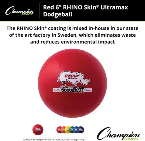 Miniatura 5 de Champion Sports Rhino Skin Ultramax Dodgeballs