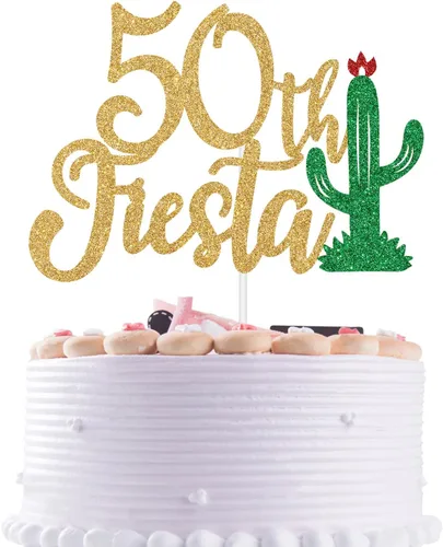 Miniatura 7 de Decoración de pastel de fiesta con purpurina dorada, Uno/Taco Bout One/1st Fiesta, temática mexicana para el primer cumpleaños del bebé