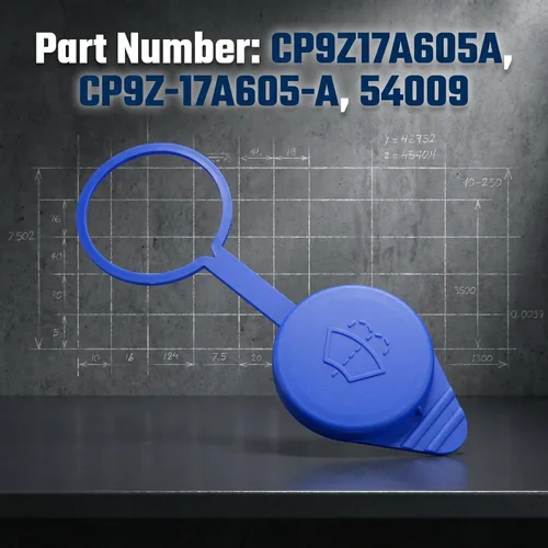 Miniatura 3 de Tapa del Depósito del Líquido Lavaparabrisas CP9Z-17A605-A Compatible con Ford Focus 2012-2018