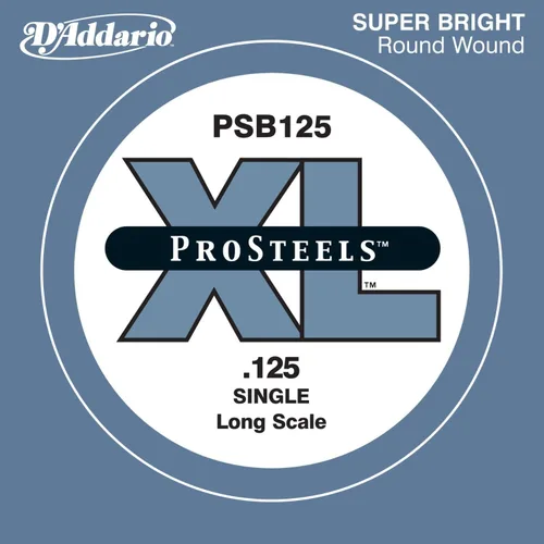 Miniatura 4 de D'Addario PSB028W ProSteels Bass Guitar Single String, Long Scale, .028