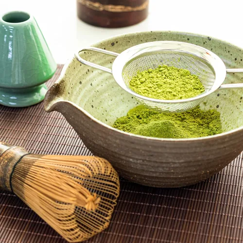 Miniatura 5 de ELITEA Batidor Matcha de calidad de bambú púrpura Chasen hecho a mano para ceremonia de té Matcha