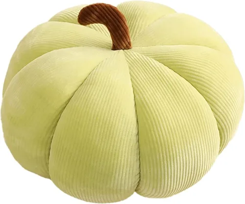 Miniatura 8 de AZCHEN Almohada decorativa de calabaza para sofá cama, muebles de patio (7.1 in, naranja)