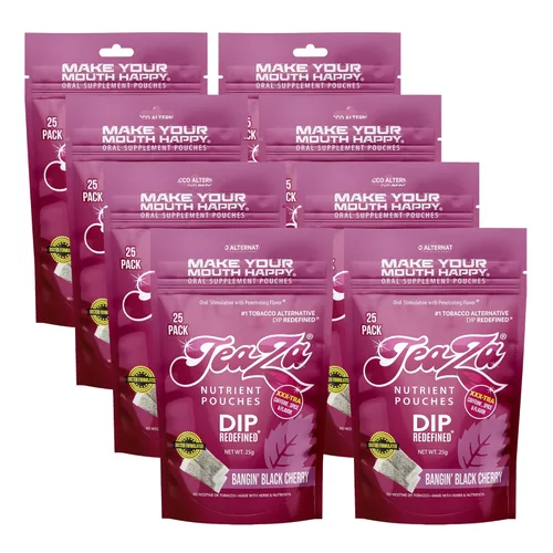 Miniatura 18 de Teaza Bolsas energéticas a base de hierbas, para masticar tabaco, alternativa sin nicotina, sin humo, tabaco alternativo y inmersión saludable