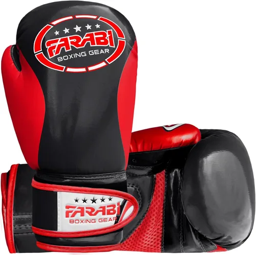 Miniatura 3 de Farabi - Guantes de boxeo para niños, para Muay Thai, Kick Boxing, entrenamiento, MMA, saco de boxeo