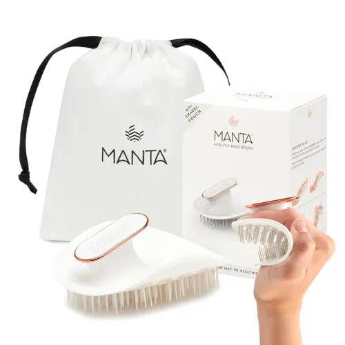 Miniatura 8 de Manta Cepillo para el cabello – Cepillo para el cabello totalmente flexible – Cepillo suave que ayuda a prevenir la rotura del cabello – Masajeador