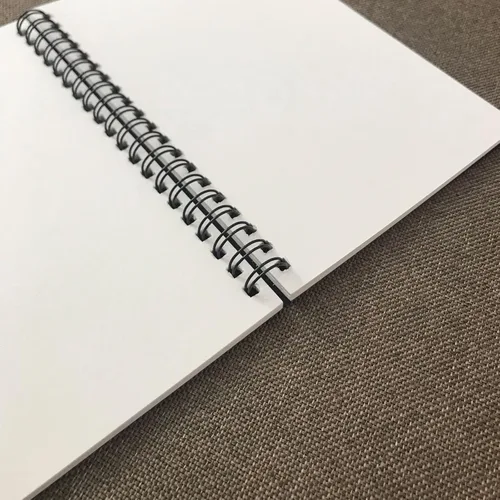 Miniatura 4 de ZAYOIZY Cuaderno de bocetos de papel kraft sin forro, cuaderno de bocetos encuadernado en espiral, cuaderno de raspaduras para dibujar, garabatear