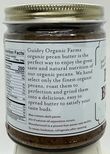 Miniatura 3 de Mantequilla de pecana orgánica certificada por USDA, hecha a mano, pequeños lotes, apta para keto, sin gluten, todo natural, hecha de nueces pecanas