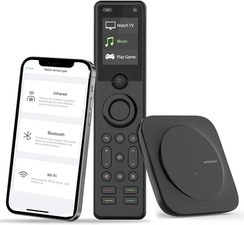 Mando a distancia universal SofaBaton X1S con hub, control remoto universal con actividades de un toque, personaliza la aplicación SofaBaton,