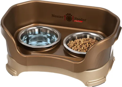 Miniatura 34 de Neater Pet Brands Neater Feeder Deluxe Cuencos para perros a prueba de derrames elevados para perros grandes de más de 40 libras, fabricado en EE.