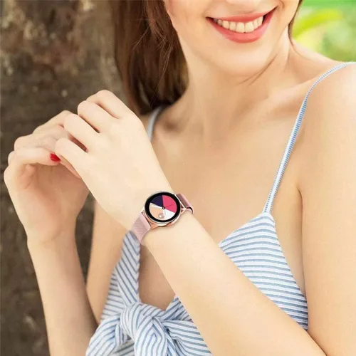 Miniatura 6 de Compatible con Samsung Galaxy Watch 3 1.772 in/Galaxy Watch 1.811 in/Gear S3 Frontier/Classic Band, correa de acero inoxidable de 0.866 pulgadas