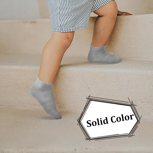 Miniatura 7 de Calcetines antideslizantes con agarre para bebés, niñas y niños, calcetines tobilleros para niños de 6 meses a 7 años, 12 pares