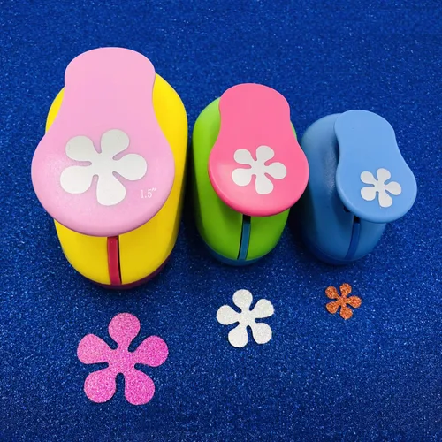 Miniatura 14 de Juego de 3 piezas de arco (5/8 pulgadas + 1 pulgada + 1.5 pulgadas) para manualidades, punzones de papel para manualidades, álbumes de recortes