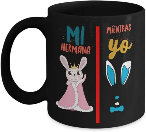 Miniatura 3 de Regalo para hermano Taza de cafe para hermana Perfecto regalo para graduados, profesionales y estudiantes Vaso con afirmaciones positivas