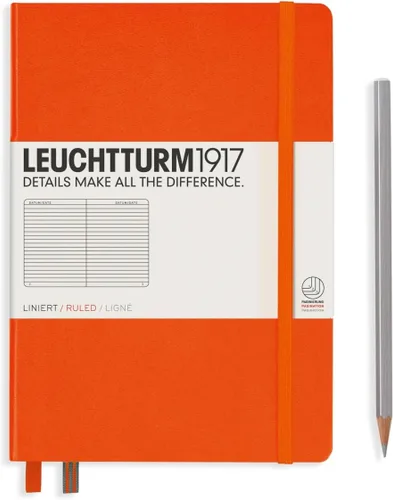 Miniatura 112 de LEUCHTTURM1917 - Cuaderno de tapa dura mediano A5 con 251 páginas numeradas para escritura y diario (verde menta, con puntos)