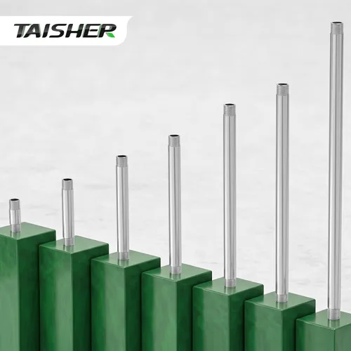 Miniatura 7 de TAISHER 2 accesorios de tubería de acero inoxidable, 1/2 "NPT x 1/2" NPT macho roscado, tubo fundido de pezón de 6 pulgadas de longitud
