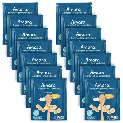 Miniatura 10 de Amara Alimento orgánico para bebés, etapa 3, grano antiguo, cereales para bebés para mezclar con leche materna, agua o fórmula para bebés, bolsas