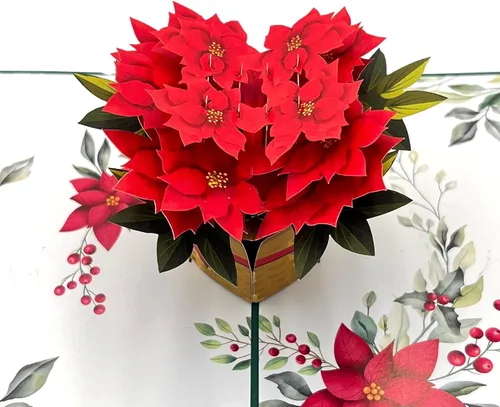 Miniatura 12 de Tarjeta de felicitación emergente con flores florecientes, furgonetas de aventura, vehículo floral, amante de la naturaleza, tema clásico
