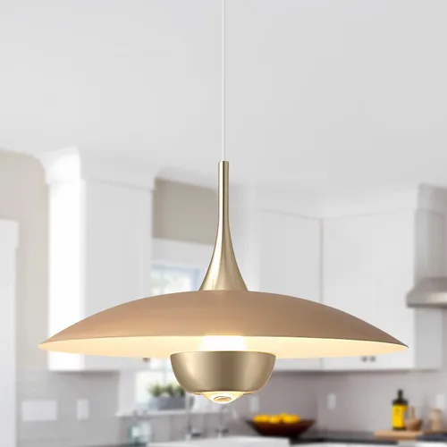 Miniatura 12 de Moderna lámpara colgante LED mini luz de techo interior con sombra rosa mesita de noche oro colgante luz para cocina dormitorio pasillo
