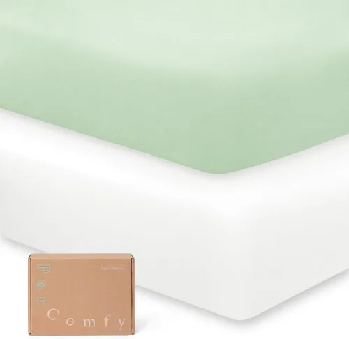 Miniatura 11 de Sábanas bajeras supersuaves para moisés, sábanas de viscosa de bambú de alta calidad, hipoalergénicas, transpirables, para moisés, almohadilla