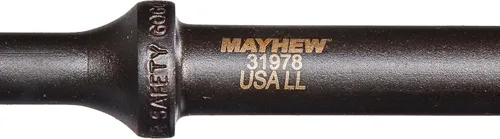 Miniatura 3 de Mayhew Tools 31980 Punzón cónico neumático, 1/2" x 6", acabado de óxido negro