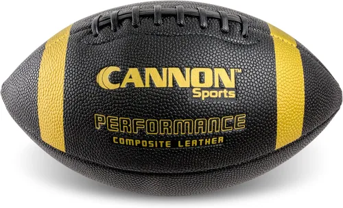 Miniatura 4 de Cannon Sports Official Size Football - Composite Leather Football with Extra Grip & Durable Construction for All-Weather Play – Regulation Size Ball