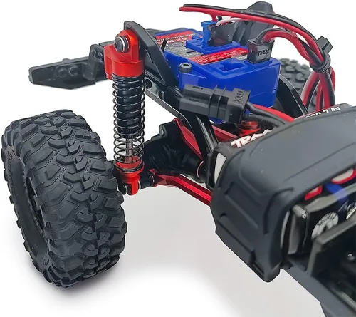 Miniatura 4 de RCLIONS Amortiguador de amortiguador ajustable para automóvil a control remoto 1/18 de 2.008 in para TRX4M Defender Bronco 1:18th RC Crawler Car Gris