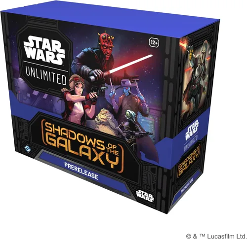 Miniatura 2 de Star Wars: Unlimited TCG Shadows of The Galaxy PRERELEASE Box - ¡Lanza tu viaje galáctico! Incluye 6 paquetes de refuerzo, a partir de 12 años, 2