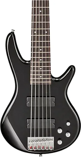 Miniatura 3 de Ibanez GSR206 bajo eléctrico de 6 cuerdas, diapasón de palisandro, Negro