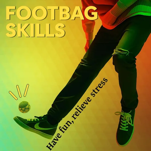 Miniatura 4 de Mia Jewel Shop Spirit of Nature - Footbag Sack for Kick Ball Assorted Foot Bag Crochet Hacky for Adults Juggling Balls for Beginners