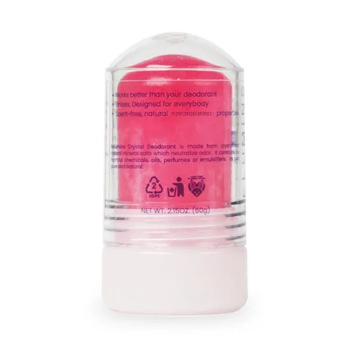 Miniatura 9 de Relumins Desodorante de cristal de mangostán, sal mineral totalmente natural, sin aluminio, no mancha, antioxidante y calmante con protección contra
