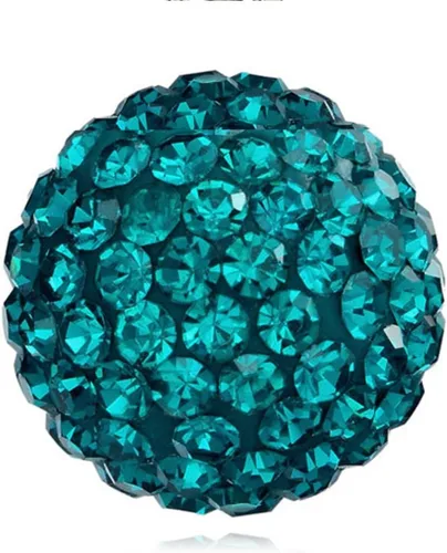 Miniatura 11 de RUBYCA Pave - Cuentas de arcilla de cristal checo para joyería Shamballa (20 unidades, 0.472 pulgadas, morado claro)