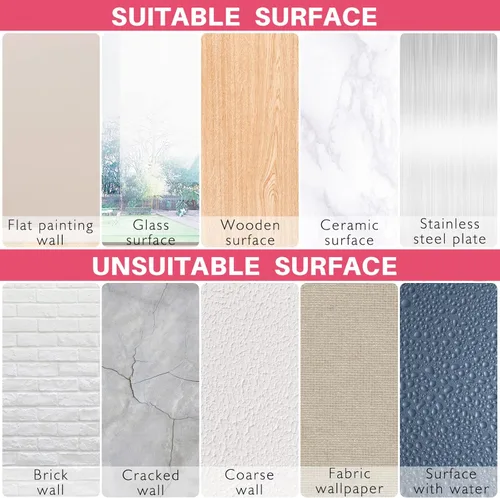Miniatura 7 de PLIGREAT Calcomanías de pared de vides de flores, calcomanías de pared para despegar y pegar, vinilo extraíble colorido adhesivo de pared para sala