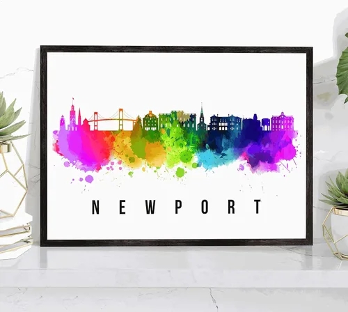 Miniatura 36 de Pera Print Rochester Skyline New York Póster, pintura de paisaje urbano de Nueva York, impresión de paisaje urbano y monumentos, arte de pared