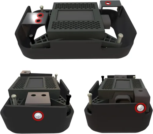 Miniatura 5 de Cubierta protectora del sensor de radar para Honda Accord 2018-2022 - H/D (Acero, Negro) El soporte original