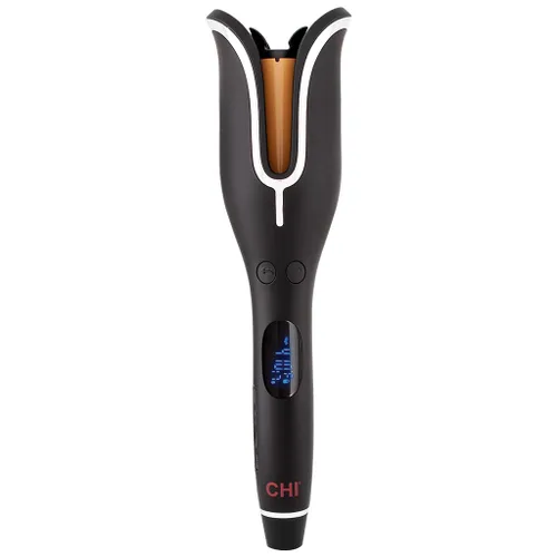 CHI Spin N Curl, rizador para rizos y ondas saludables y brillantes sin esfuerzo, proporciona ajustes de temperatura preestablecidos para cada Negro