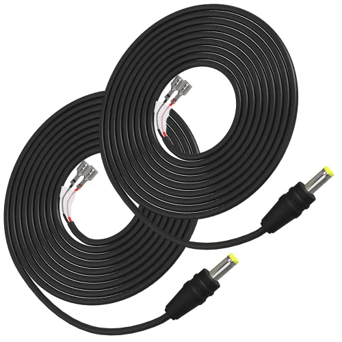 Miniatura 7 de Cable de alimentación para cámara de sendero, cable de alimentación externo CC de 79 pulgadas compatible con cámara de juego de 0.217 x 0.083 in DC