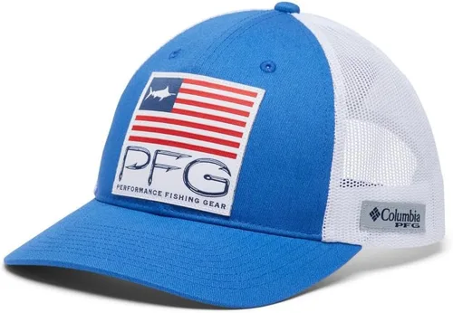 Miniatura 9 de Columbia Parche PFG Trucker Snap Back Placa de matrícula gris frío/Tx